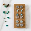ALRNBY Western Earrings for Women 6 Pairs Earrings Set Turquoise