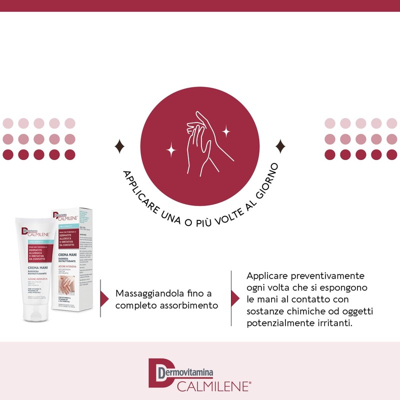 Dermovitamina Calmilene Crema Mani Barriera Ristrutturante 75 ml
