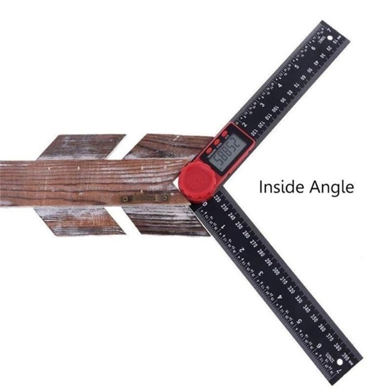 Gasea Digital Angle Finder Ruler, 200mm/7 Inch LCD Digital Protractor