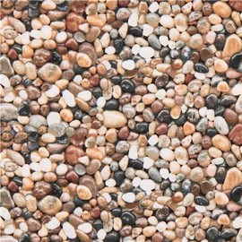Pebbles Stone Nature Fabric Brown Landscape Medley Elizabeth's Studio (per 0.5 Yard Multiples)