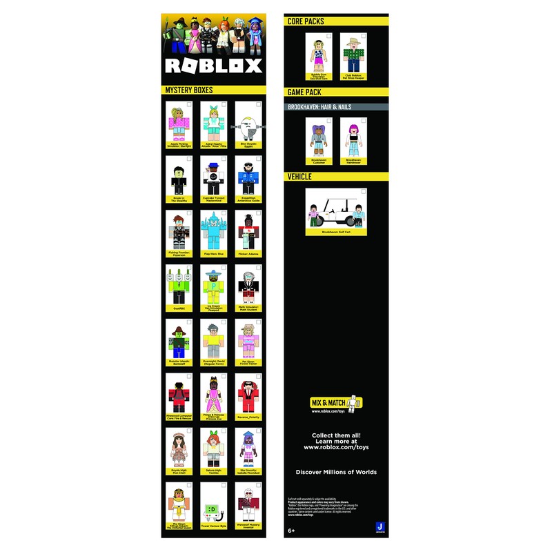 Roblox Celebrity Collection - Series 9 Mystery Figure 6-Pack [Includes