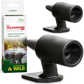 Gardigo GARDIGO? Wildwarner fr Auto - 2er Set | Auto Zubeh?r zum Schutz vor Wildunfall und Wildschaden | Wildschreck gegen Hirsch REH Hase Fuchs Wildschwein | Selbstklebender Unfallschutz Signalpfeife