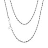 KRKC & Co 2.5 mm/4 mm/6 mm Thin Rope Chain