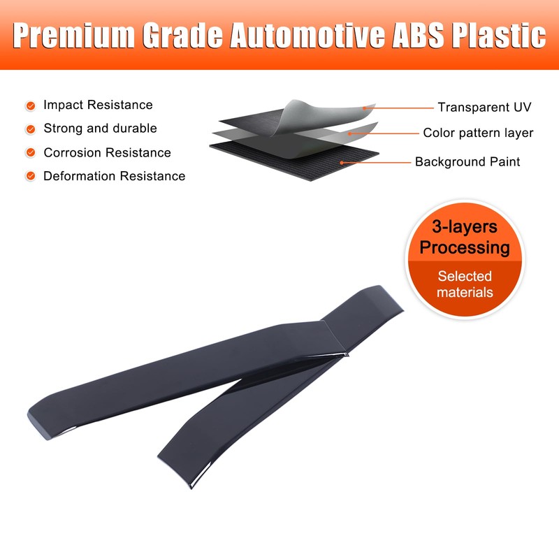 for Hummer EV Accessories Exterior Rear Window C Pillar Molding