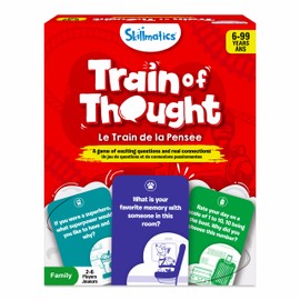 Skillmatics Card Game - Train of Thought, Fun for Family Game Night, Educational Toys, Travel Games for Kids, Teens and Adults, Thanksgiving, Gifts for Boys and Girls Ages 6, 7, 8, 9 and Up