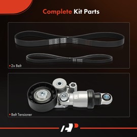 A-Premium Engine Serpentine Belt Drive Kit Compatible with Mazda CX-5 CX5 2014 2016, 3 2014-2020, CX-3 CX3 2016-2020 - 2.0L 2.5L