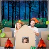 Forest Scene Camping Backdrop Photography Background Campfire Photo Backdrop and