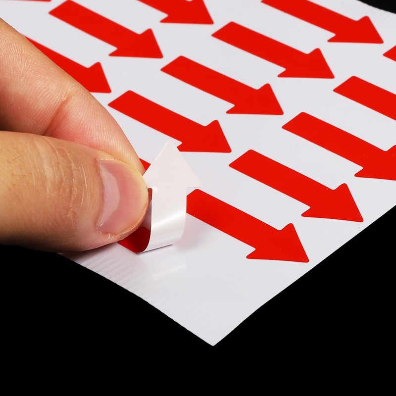 PATIKIL Small Arrow Sticker Label 1.2 x 0.5, 120 Pack