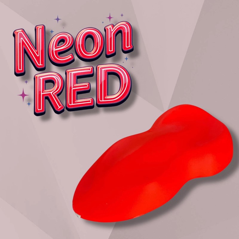 LiME LiNE Neon Red Automotive Basecoat Paint - 1 Pint