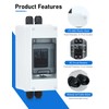 DIHOOL DC Circuit Breaker, 60 Amp Solar Breaker Box, Solar