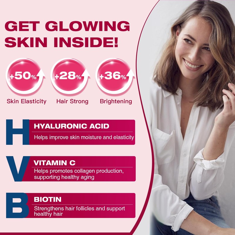 Multi Collagen Peptides Powder with Probiotics - Type I II