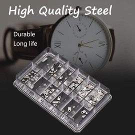 Watch Crown Parts, Watch Movements Fixing Adapter, Assorted 10 Size Watch Parts Securing Screws