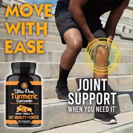 Angry Supplements Curcuma 95% Curcuminoids Original El Mejor anti inflamatorio natural Turmeric