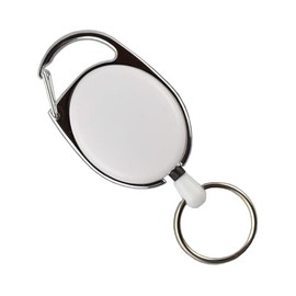 10 pieces ski pass holder white with keyring, ID card holder, badge jojo, ski pass jojo, Yoyo