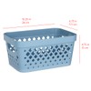 Glad Plastic Basket for Organizing | Pantry Storage for Under