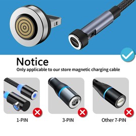 GUUGEI Type C Charging Cable Magnetic Tips (6 Pieces)