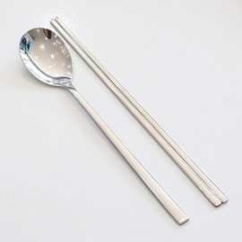 대구백화점 모두쿡아름 스텐 수저 세트 10벌 (스테인리스 430) Daegu Department Store Modook Beautiful Stainless Spoon and Fork Set 10 Pieces (Stainless Steel 430)