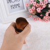 Healeved Mini Retractable Makeup Brush Soft Synthetic Bristles for Even