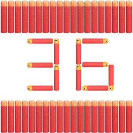 Mega Darts for Nerf Mega Series Blasters Refill Foam Bullets 9.5cm 36pcs Pack - Red