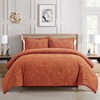 Sunshine Nicole Velvet Jacquard Comforter Set, Velvet Jacquard Face and