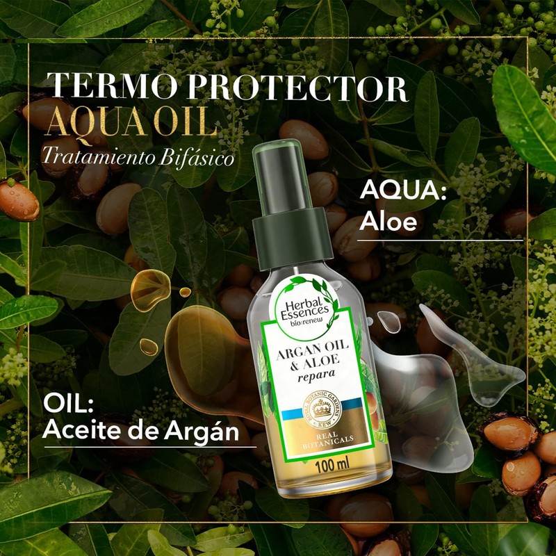 Herbal Essences Aqua Oil Bio:Renew Aloe & Aceite de Argán