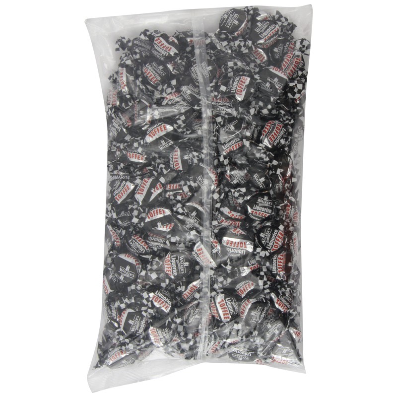 WALKERS LIQUORICE TOFFEES - 2.5KG