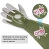 PATIKIL Women Gardening Gloves Thorn Proof, Large Extra Long Leather