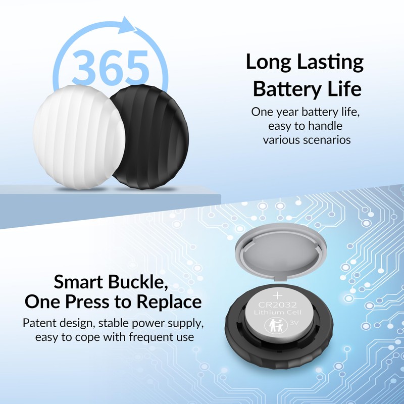 MSEBENT Tracker Tag - 2 Pack [Apple MFi Certified] Bluetooth