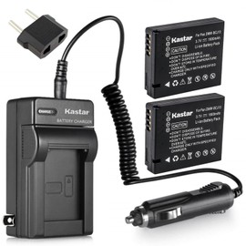 Kastar Battery (X2) & AC Travel Charger for Leica BP-DC10, BP-DC10-E, BP-DC10-U, BPD10 and Leica D-Lux 5, D-Lux 6 Digital Cameras