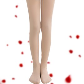 QttvbTna Women’s Transition Ballet Stocking Tights, 2 Pairs 80 cm/31.5 inch Thermal Tights, for Women of All Shapes and Sizes