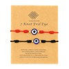 Jasimkiss Evil Eye 7 Knot Lucky Bracelets Adjustable Red String
