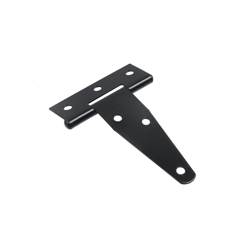 Geesatis T Strap Decorative Hinge,Black Cabinet Hinges,Bath & Kitchen Cabinet