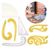 7pcs Sewing Rulers Kit French Curve Drafting Drawing Template Straight