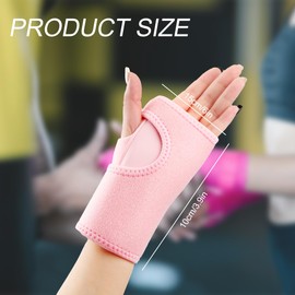 GLADFRESIT Wrist Splint Support Brace,Compression Wrist Brace for Effective Support and Protection (Left Hand)