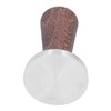 58mm Tamper Tool Black Walnut 304 Stainless Steel Portable Coffee