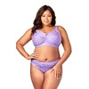 Elila Jacquard Full Coverage Full Support Softcup 1305 Lilac 46