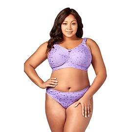 Elila Jacquard Full Coverage Full Support Softcup 1305 Lilac 46 N