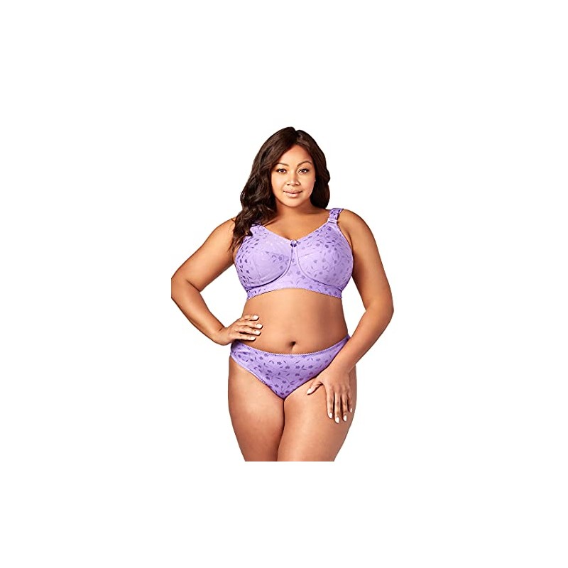 Elila Jacquard Full Coverage Full Support Softcup 1305 Lilac 46