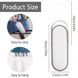 Mini Foil Sealer Heat Sealing and Cutting 2 in 1 Sealing Machine with Hook, Hand Foil Welding Machine, Portable Hand Sealing Device for Plastic Bags, Bags, Food Storage, Snack