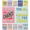 Set of 12 Motivational Growth Mindset Posters for Teachers &