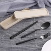 Sunwinc 3 Pcs Camping Silverware,Stainless Steel Travel Outdoor Flatware Set