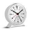 MARATHON CL034001WH Mechanical Wind-Up Alarm Clock (White)
