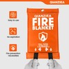 QIANZIEA Fire Blanket for Emergency Safety, Protective Flame Resistant Cover