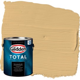 Glidden Total Interior Wall Paint & Primer All-in-One, Honey Bunny/Yellow, Eggshell, 1 Gallon