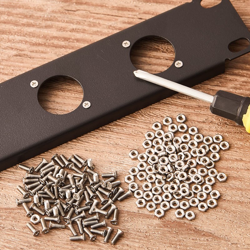 50 Pieces D Series Panel Screws and Nut Kit Panel