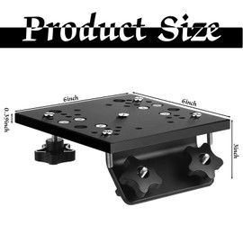 Gisafai Universal Aluminum Downrigger Bracket for 45/90 Degree Boat Track System Lund Sport Track Downrigger Mount Fishing Accessories