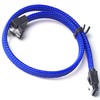 tunghey 4Pack Right Angle SATA III Cable, 6Gbps Straight HDD