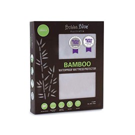Bubba Blue Bamboo Cradle Waterproof Mattress Protector Pad Bedding Cover Machine Washable Hygienic