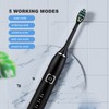 Electric Tooth Brush 5 Modes IPX7 Waterproof Charging Base 1200mAh