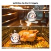 Termómetro de Horno de Acero Inoxidable para Monitorear Temperatura